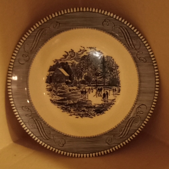 VTG- Currier & Ives by Royal Early Winter- 3 Bowl Bundle - Picture 9 of 11